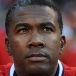 July 2, 2011; Los Angeles, CA, USA; Los Angeles Angels former player Garrett Anderson before the start of the game against the Los Angeles Dodgers at Angel Stadium. Mandatory Credit: Jayne Kamin-Oncea-Imagn Images