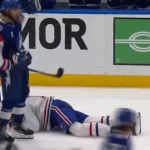 Grosse inquiétude pour Josh Anderson après un violent contact avec Scott Sabourin
