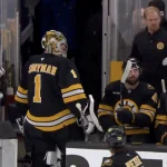 Heated altercation between Jeremy Swayman and Bruins bench escalates fast