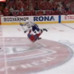 Maxwell Crozier delivers one of the biggest hits of the year on Juraj Slafkovsk� and it sparks controversy