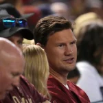 Maple Leafs’ John Chayka hire could leave a front office member next to be fired Apr 6, 2023; Phoenix, Arizona, USA; Arizona Coyotes Chief Hockey Development Officer Shane Doan looks on during the seventh inning of the game between the Arizona Diamondbacks and the Los Angeles Dodgers at Chase Field. Mandatory Credit: Joe Camporeale-Imagn Images