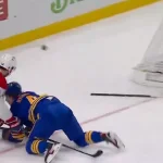Nick Suzuki Bowen Byram controversy game 1 Sabres Canadiens