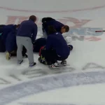 Terrifying scene in playoff opener as player is stretchered off: new details emerge