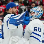 sudden chance for Toronto Maple Leafs goaltender Joseph Woll with Team USA could change the crease mood