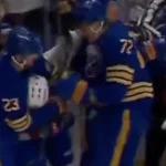 S�quence survenue entre le Canadien de Montr�al et les Sabres de Buffalo.