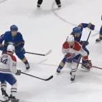 Une séquence controversée dans le match numéro cinq fait réagir chez le Canadien