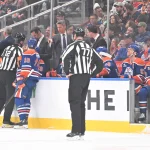 Kris Knoblauch firing reveals who really pushed the Oilers to act Mar 15, 2026; Edmonton, Alberta, CAN; NHL Referee Cody Beach (12) talks with Edmonton Oilers head coach Kris Knoblauch on the players bench during the first period at Rogers Place. Mandatory Credit: Walter Tychnowicz-Imagn Images