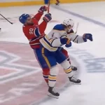 La LNH rend finalement sa décision concernant le coup illégal de Bowen Byram envers Joe Veleno Mise en échec de Bowen Byram à l\'endroit de Joe Veleno