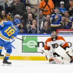 The Blues asking price for Robert Thomas told Philadelphia everything it didnt want to hear