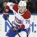 Mise à jour annoncée concernant Zachary Bolduc et sa prolongation de contrat avec le Canadien 2 avril 2026 ; New York, New York, États-Unis ; Zachary Bolduc (76), l\'ailier droit des Canadiens de Montréal, contrôle le palet lors de la première période du match contre les Rangers de New York au Madison Square Garden.