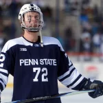 Jan 31, 2026; State College, PA, USA; Penn State Nittany Lions forward Gavin McKenna (72) before the game against the Michigan State Spartans at Beaver Stadium.