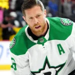 May 17, 2024; Denver, Colorado, USA; Dallas Stars center Joe Pavelski (16) before the game against the Colorado Avalanche in game six of the second round of the 2024 Stanley Cup Playoffs at Ball Arena.