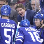 One of the most awkward moments between Mike Babcock and Mitch Marner has surfaced