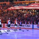 Panthers trade for another forward following the Brady Tkachuk deal Apr 20, 2026; Pittsburgh, Pennsylvania, USA; The Philadelphia Flyers starting lineup including (L to R) right wing Garnet Hathaway (19) and center Sean Couturier (14) and defenseman Travis Sanheim (6) and defenseman Rasmus Ristolainen (55) and center Luke Glendening (41) stand for the national anthem against the Pittsburgh Penguins in game two of the first round of the 2026 Stanley Cup Playoffs at PPG Paints Arena. Mandatory Credit: Charles LeClaire-Imagn Images