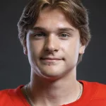 Thomas Rousseau, avec Équipe Canada pour la Coupe Hlinka-Gretzky.