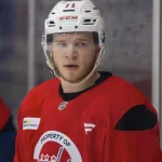 Zac Funk, au camp des Capitals de Washington.