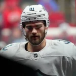 Jan 10, 2026; Raleigh, North Carolina, USA; Seattle Kraken center Shane Wright (51) comes off the ice after the warmups before the game against the Carolina Hurricanes at Lenovo Center.