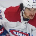 Isaac Dufort, au camp du Canadien de Montréal.