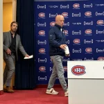Point de presse du Canadien de Montréal, en direct du Centre Bell, avec le directeur général Kent Hughes.