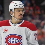 27 octobre 2024 ; Philadelphie, Pennsylvanie, États-Unis ; le défenseur des Canadiens de Montréal, Arber Xhekaj (72), face aux Flyers de Philadelphie au Wells Fargo Center.