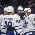 Leafs star forward spotted working with a back specialist which is raising eyebrows in Toronto Feb 25, 2026; Tampa, Florida, USA; Toronto Maple Leafs forward Auston Matthews (34), defenseman Morgan Rielly (44), forward William Nylander (88), and forward John Tavares (91) huddle before a face-off against the Tampa Bay Lightning during the second period at Benchmark International Arena. Mandatory Credit: Morgan Tencza-Imagn Images