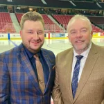 Jasmin Leroux et Stéphane Leroux, sur les ondes de RDS, proposés pour les matchs du Canadien de Montréal sur Amazon Prime Video.