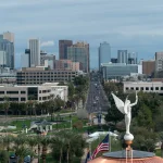 A view of downtown Phoenix as seen from the Arizona state Capitol on Feb. 21, 2023. News Hobbs Meets With Pro Choice Group 69928059007
