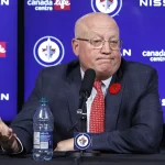The NHL is seriously considering a return to a former market Nov 8, 2022; Winnipeg, Manitoba, CAN; NHL d Deputy Commisioner Bill Daly addresses the media before a game against the Winnipeg Jets and Dallas Stars at Canada Life Centre. Mandatory Credit: James Carey Lauder-USA TODAY Sports