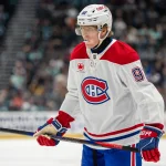 Mar 12, 2025; Seattle, Washington, USA; Montreal Canadiensforward Patrik Laine (92) is pictured during a game against the Seattle Kraken at Climate Pledge Arena.