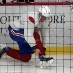 L'ancien attaquant du Canadien de Montréal, Patrik Laine, sur la glace.