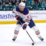 Connor McDavid's latest viral footage gained attention and has hockey fans talking Apr 8, 2026; San Jose, California, USA; Edmonton Oilers center Connor McDavid (97) controls the puck against the San Jose Sharks during the first period at SAP Center at San Jose. Mandatory Credit: David Gonzales-Imagn Images