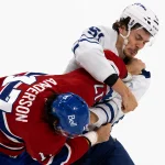 Montreal Canadiens acquire towering right handed defenseman from the Maple Leafs in blockbuster trade proposal