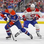 Connor McDavid traded to the Montreal Canadiens in latest blockbuster proposal as rumors suddenly get louder Mar 19, 2024; Edmonton, Alberta, CAN; Edmonton Oilers forward Connor McDavid (97) protects the puck from Montreal Canadiens forward Josh Anderson (17) during the third period at Rogers Place. Mandatory Credit: Perry Nelson-USA TODAY Sports