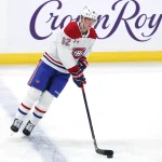 Dec 14, 2024; Winnipeg, Manitoba, CAN; Montreal Canadiens right wing Patrik Laine (92) warms up before a game against the Winnipeg Jets at Canada Life Centre.