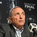 Gary Bettman's replacement just got some bad news Jun 4, 2025; Edmonton, Alberta, CAN; National Hockey League commissioner Gary Bettman speaks to the media before game one of the 2025 Stanley Cup Final between the Florida Panthers and the Edmonton Oilers at Rogers Place. Mandatory Credit: Walter Tychnowicz-Imagn Images