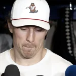 « J'avais le sentiment que j'aurais pu aider. Malheureusement, je n'en ai pas eu l'occasion », a déclaré l'ailier droit des Canadiens, Brendan Gallagher, lors d'un point de presse à Montréal le 1er juin, à propos de la défaite en finale de l'Association de l'Est face aux Hurricanes de la Caroline.