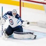 Connor Hellebuyck reportedly open to accepting trade to one Canadian team Dec 17, 2024; San Jose, California, USA; Winnipeg Jets goaltender Connor Hellebuyck (37) makes a glove save during the third period against the San Jose Sharks at SAP Center at San Jose. Mandatory Credit: Bob Kupbens-Imagn Images