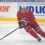 Kale McCallum, avec les Rangers de New York.