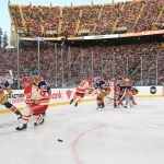 This Battle of Alberta trade idea involving Jonathan Huberdeau might actually work after it gains steam online Oct 29, 2023; Edmonton, Alberta, CAN; Calgary Flames defenceman Jonathan Huberdeau (10) with Oilers defenceman Vincent Desharnais (73) and Flames right winger Matt Coronato (27) and Oilers centre Connor McDavid (97) are seen out on the ice during the first period in the 2023 Heritage Classic ice hockey game at Commonwealth Stadium. Mandatory Credit: Walter Tychnowicz-USA TODAY Sports