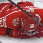 L'ancien attaquant du Canadien de Montréal, Alex Galchenyuk, en KHL.