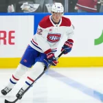 Oct 8, 2025; Toronto, Ontario, CAN; Montreal Canadiens right wing Patrik Laine (92) skates during the warmup before a game against the Toronto Maple Leafs at Scotiabank Arena.