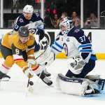 Connor Hellebuyck trade standoff takes a turn as insider reveals Jets' new stance Apr 13, 2026; Las Vegas, Nevada, USA; Winnipeg Jets goaltender Connor Hellebuyck (37) makes a save against Vegas Golden Knights center Jack Eichel (9) during the second period at T-Mobile Arena. Mandatory Credit: Stephen R. Sylvanie-Imagn Images