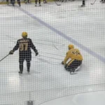 Predators training camp Oasiz Wiesblatt hit on teammate