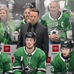 Mar 16, 2026; Dallas, Texas, USA; Dallas Stars head coach Glen Gulutzan looks on from the team bench during the first period against the Utah Mammoth at the American Airlines Center.