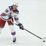 Jan 31, 2026; Pittsburgh, Pennsylvania, USA; New York Rangers left wing Brennan Othmann (78) warms up against the Pittsburgh Penguins at PPG Paints Arena.