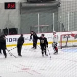 Chicago Blackhawks practice