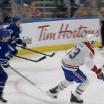 William Nylander takes retaliatory penalty against Florian Xhekaj in Leafs loss