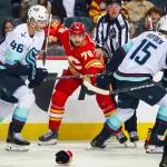 Flames winger could face NHL suspension after controversial hit in debut