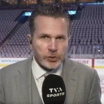 Le journaliste de TVA Sports, Renaud Lavoie.