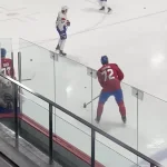 Les joueurs du Canadien de Montréal, à l'entraînement à Brossard.